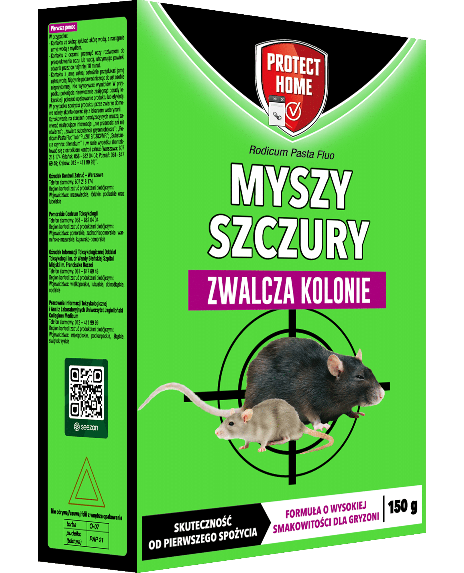 packshot rodicum pasta fluo przód